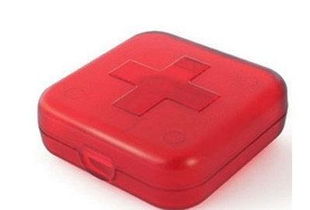 新版十字四格药盒 便携环保的日常健康伴侣